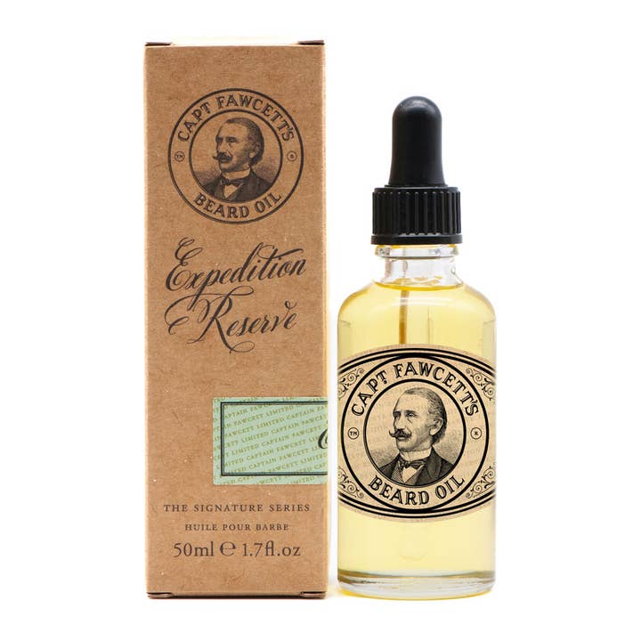 50ML Expedition Reserve Beard Oil for wholesale by Captain Fawcett
