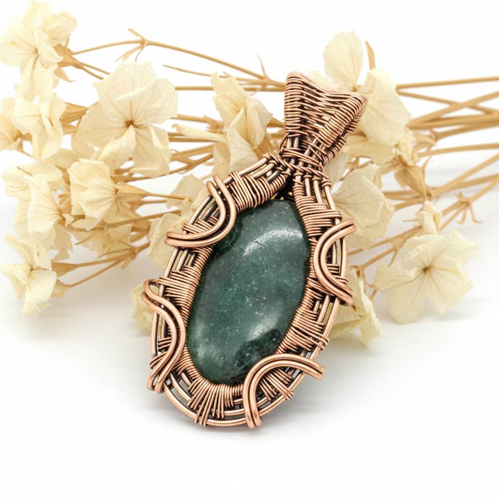 Jade Sten Hänge för wholesale av Produtos Namasté