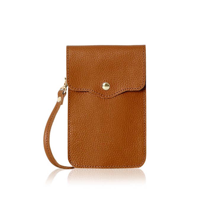 MONTTE DI JINNE – wholesale Phone wallet – women's – Italian Handmade Genuine Leather Phone Bag11