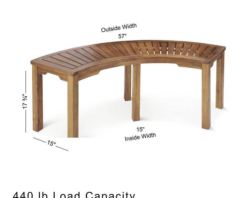 Patio Wise – wholesale Bänk – 5' Böjd Eldstadsbänk6