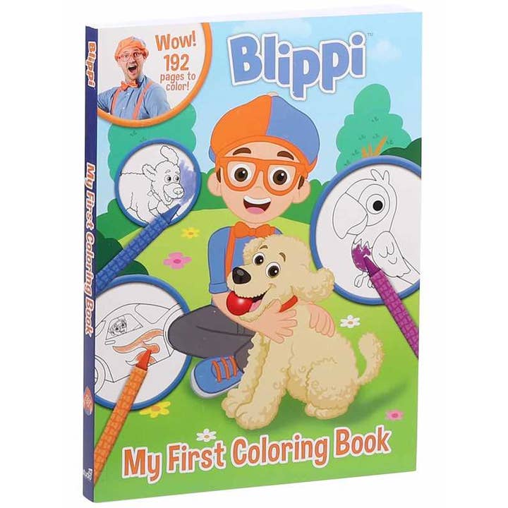 Simon & Schuster - Wholesale Coloring Book - Adult - Blippi: My First Coloring Book by Editors of Studio Fun International