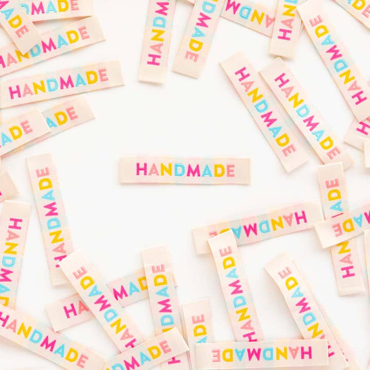 Sarah Hearts - Wholesale Craft Supplies - Colorful Handmade -Â Sewing Woven Clothing Label Tags