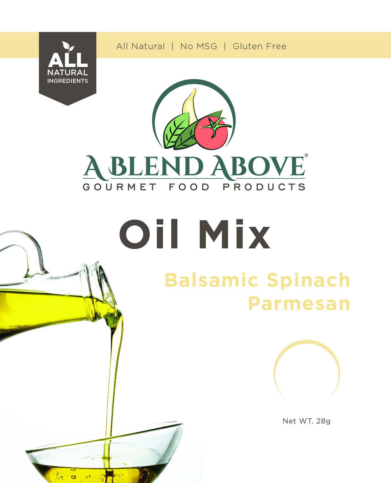 A Blend Above – wholesale Dip – Balsamic Spinach Parmesan Oil Mix