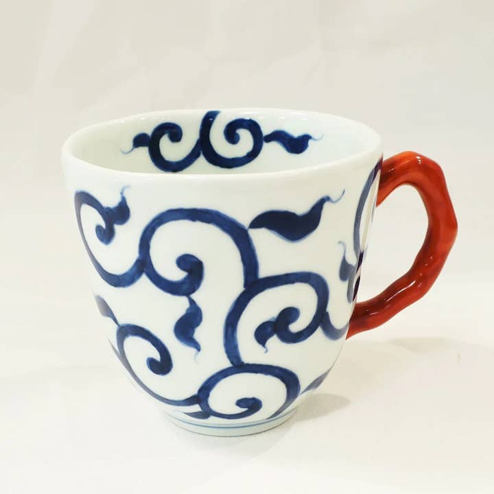 【Souta Kiln / Arita ware】Mug Arabesuque-2 for wholesale by REALJAPANPROJECT