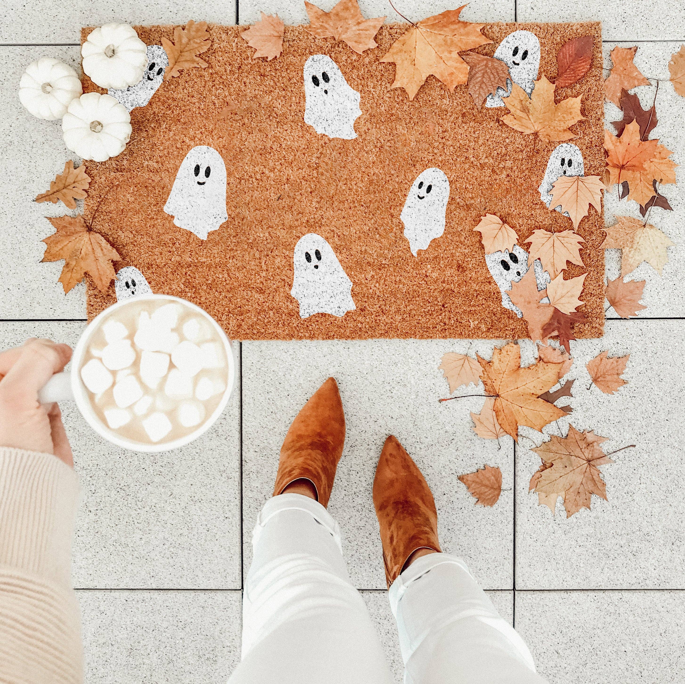 Eulenschnitt - Wholesale Floor Mat - Coconut doormat ghosts (pack of 6 pieces)0