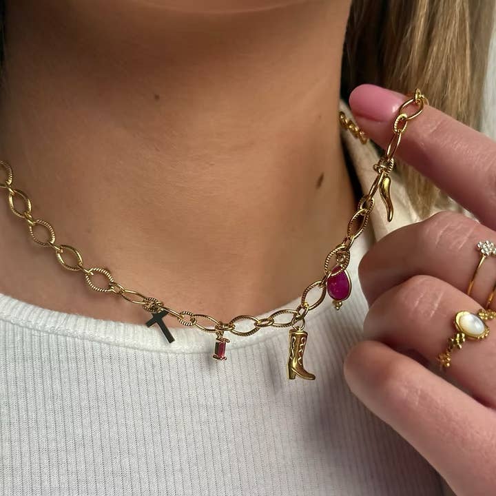 Collier Virginie voor wholesale door Horizonandjoyas