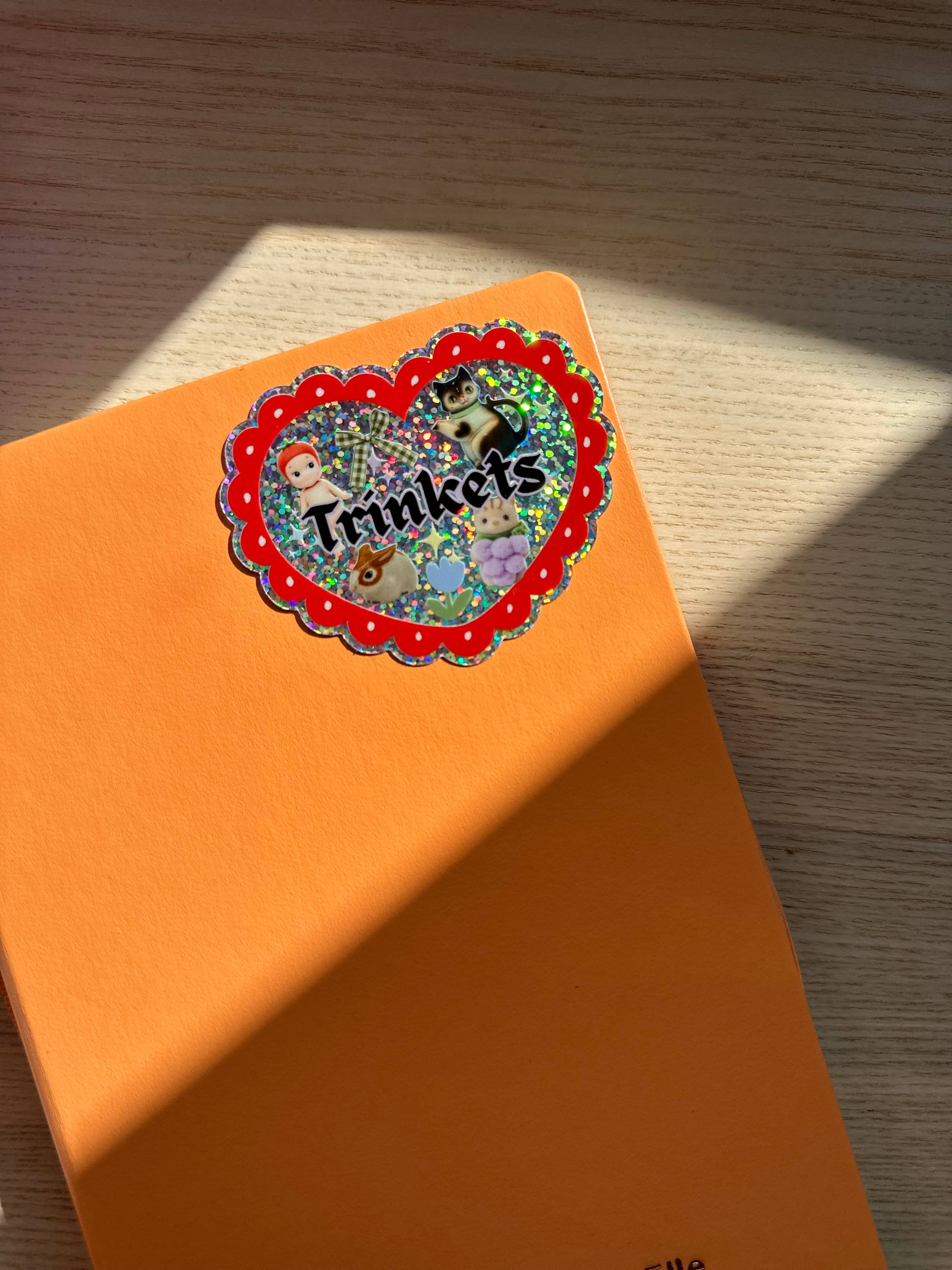 Shellflower - Wholesale Sticker - Trinkets Glitter Vinyl Sticker2