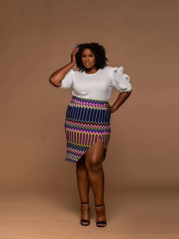 Magenta Tulip Skirt for wholesale by Liv & Kiss