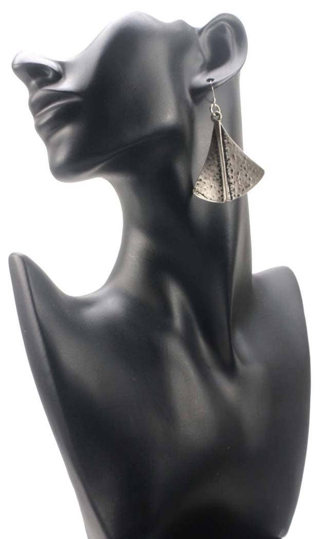 Aclue! Jewelry by Celest Anderson - Wholesale Dangle Earrings - Laya - Sterling Silver Fish Hooks1