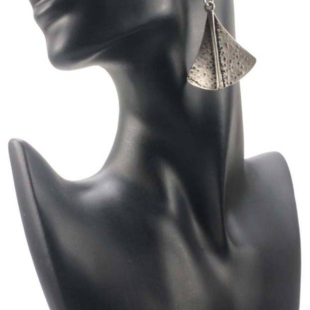 Aclue! Jewelry by Celest Anderson - Wholesale Dangle Earrings - Laya - Sterling Silver Fish Hooks1