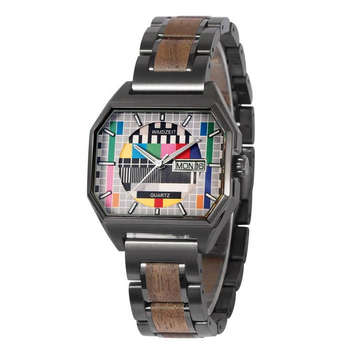 Waidzeit - Wholesale Wrist Watch - Men's - Sign-off Wristwatch Walnut Royal Blue (Copy)