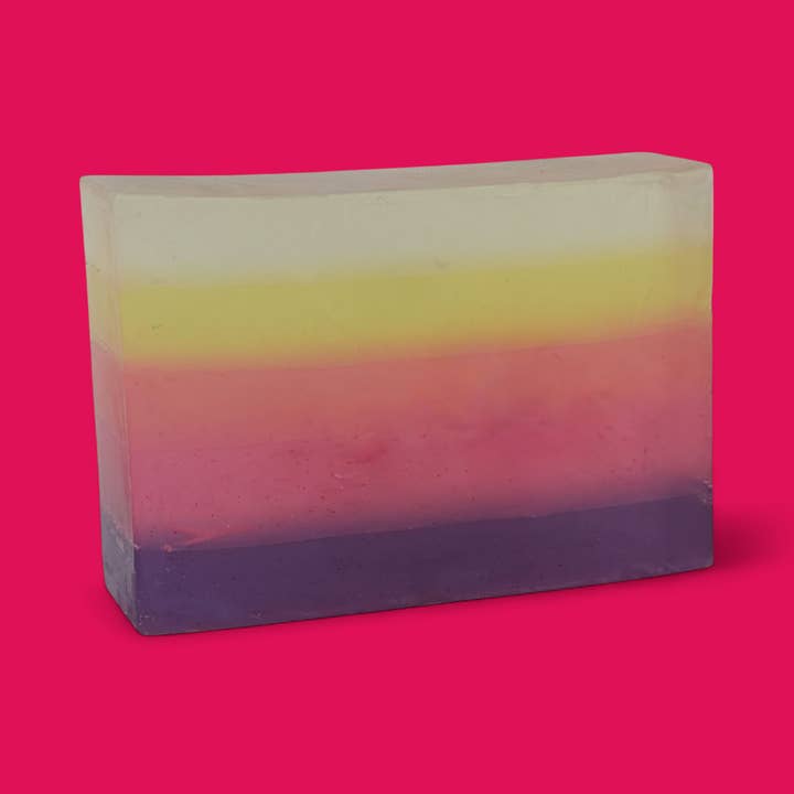 Glasgow Soap Company Ltd – wholesale Bar Soap – Rhubarb and Ginger Handmade Soap Slice 120g2