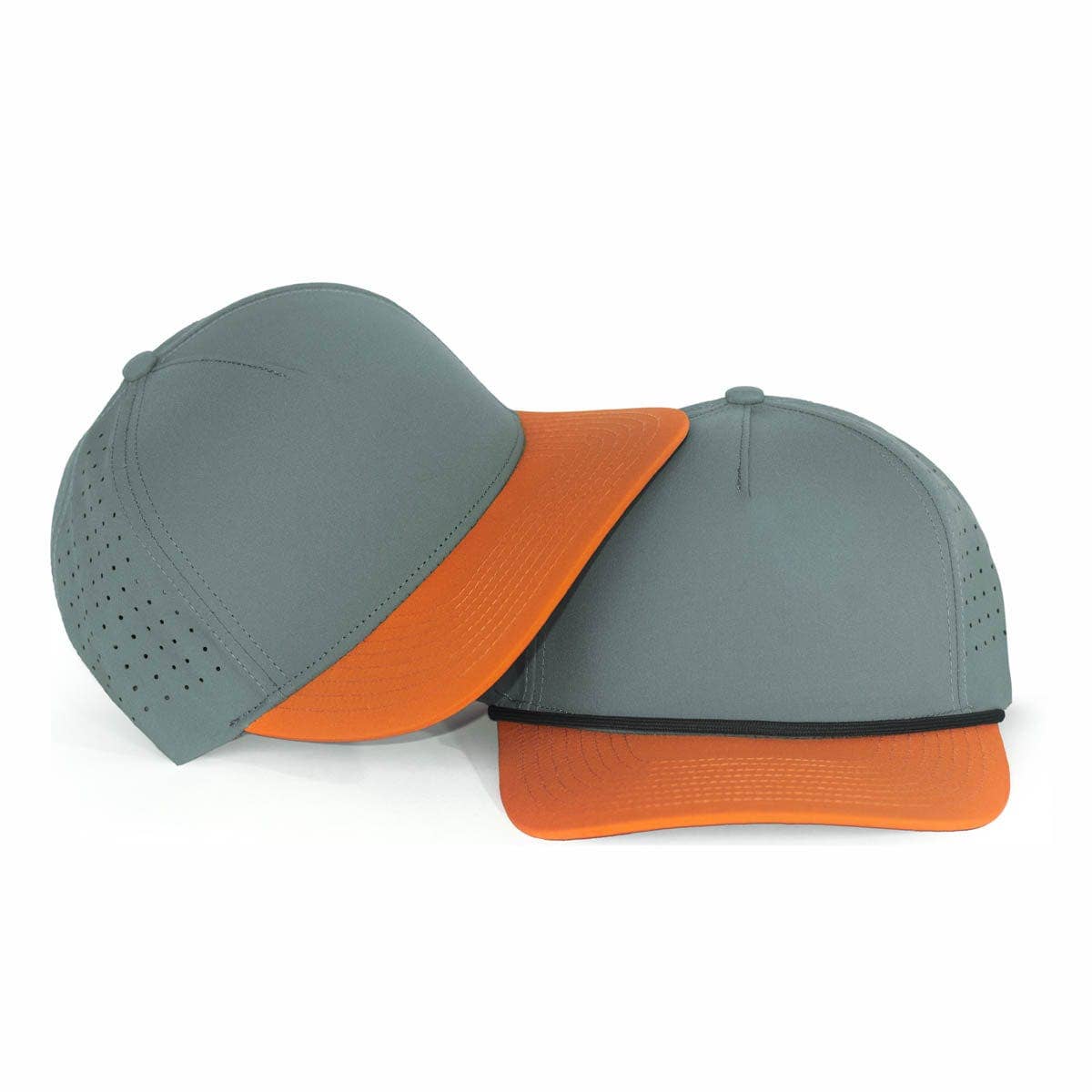 Wild Bills Blanks - Wholesale Trucker Hat - Unisex - GULF | Steel & Orange3