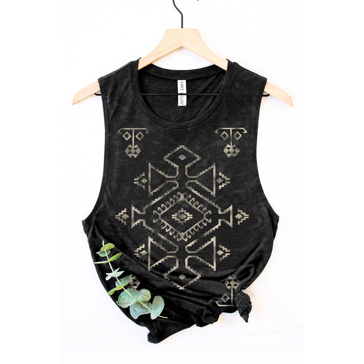 HRTandLUV - Wholesale Tanktop - Dames - AZTEK TANKTOP MET MINERALE PRINT0