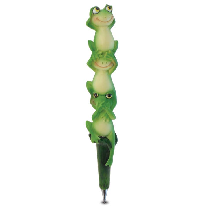 Planet Pen - Three Wise Frogs for wholesale by Cota Global