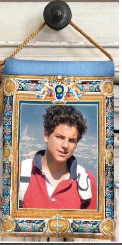 Made By Catholics - Wholesale Pouch - Women's - SAINT CARLO ACUTIS Velvet Blessing Carrier, Hd Image