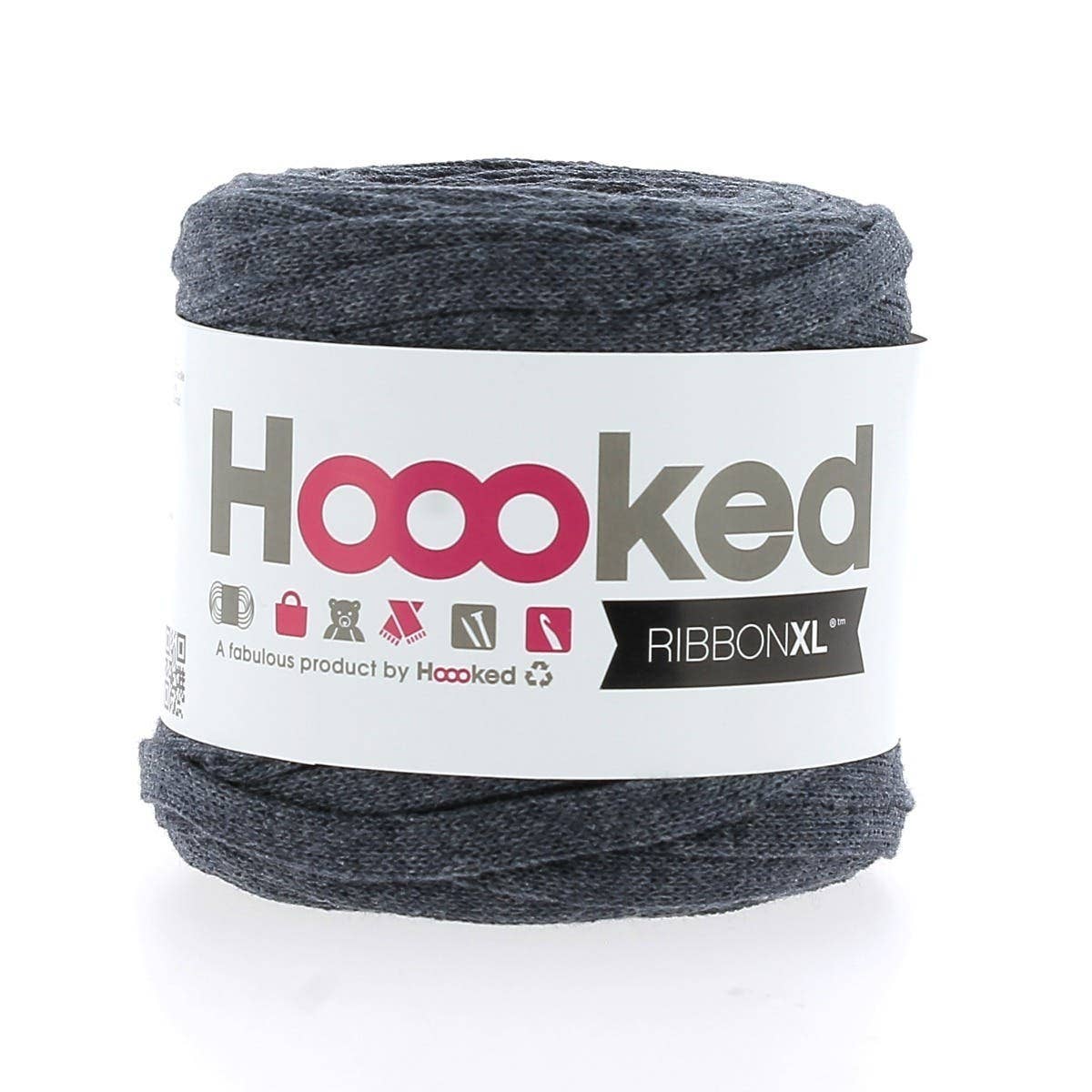 Hoooked Yarns - Vendita all'ingrosso Lana - Filo di tessuto riciclato Ribbon XL 125 g55