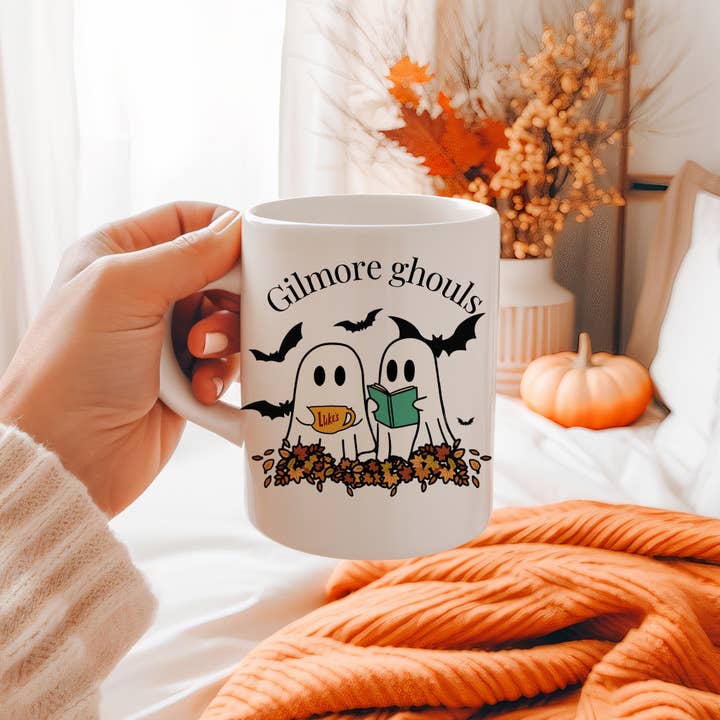 Halloween Gilmore Ghouls 15 oz Mug for wholesale by Love You a Latte Shop