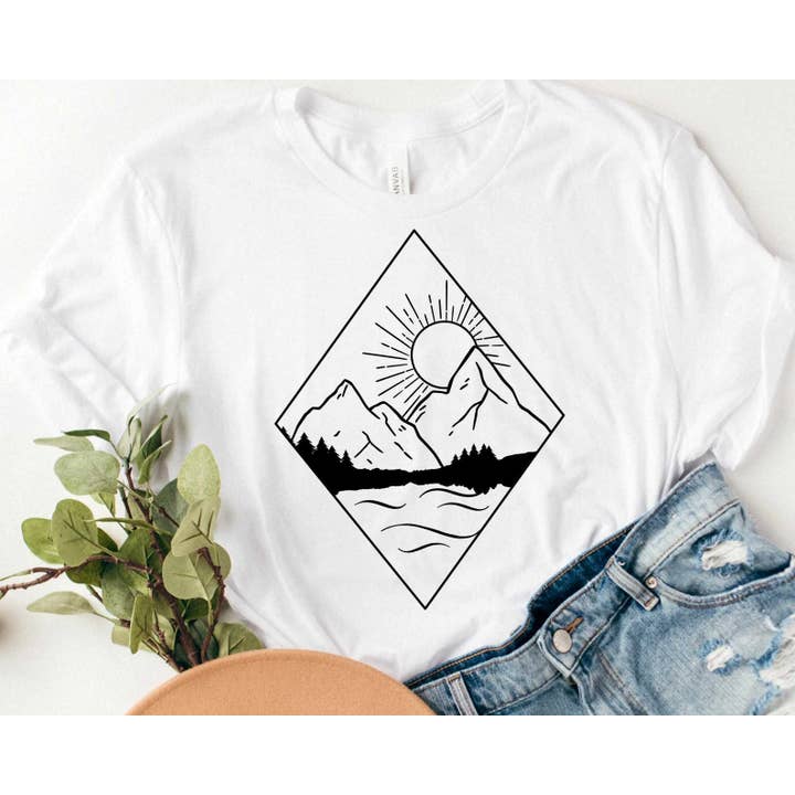 Camping T-shirt for wholesale by VibeClothing