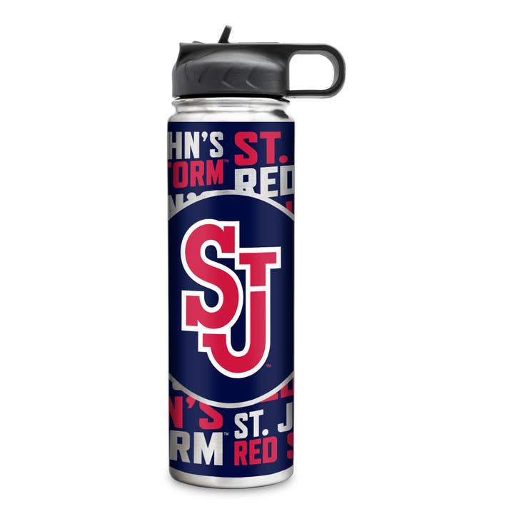 NCAA St. John's Red Storm 22oz Stainless Steel Tumbler for wholesale by Rico Industries