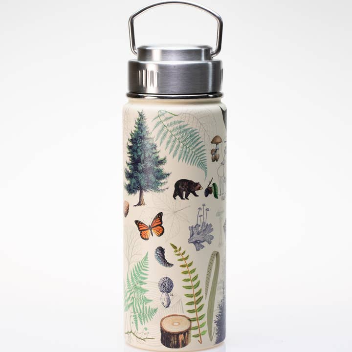 Cognitive Surplus - Wholesale Flask - Forest 18 oz Steel Bottle (Case of 4)