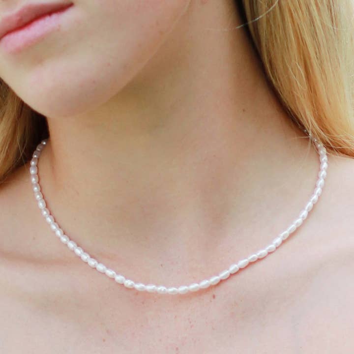 Maris Pearl Choker Halsband för wholesale av MODish Design Co