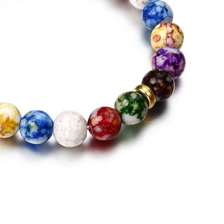Ashlen - Vendita all'ingrosso Bracciale con perline - BRACCIALE CON 7 CHAKRA (REGOLABILE)5