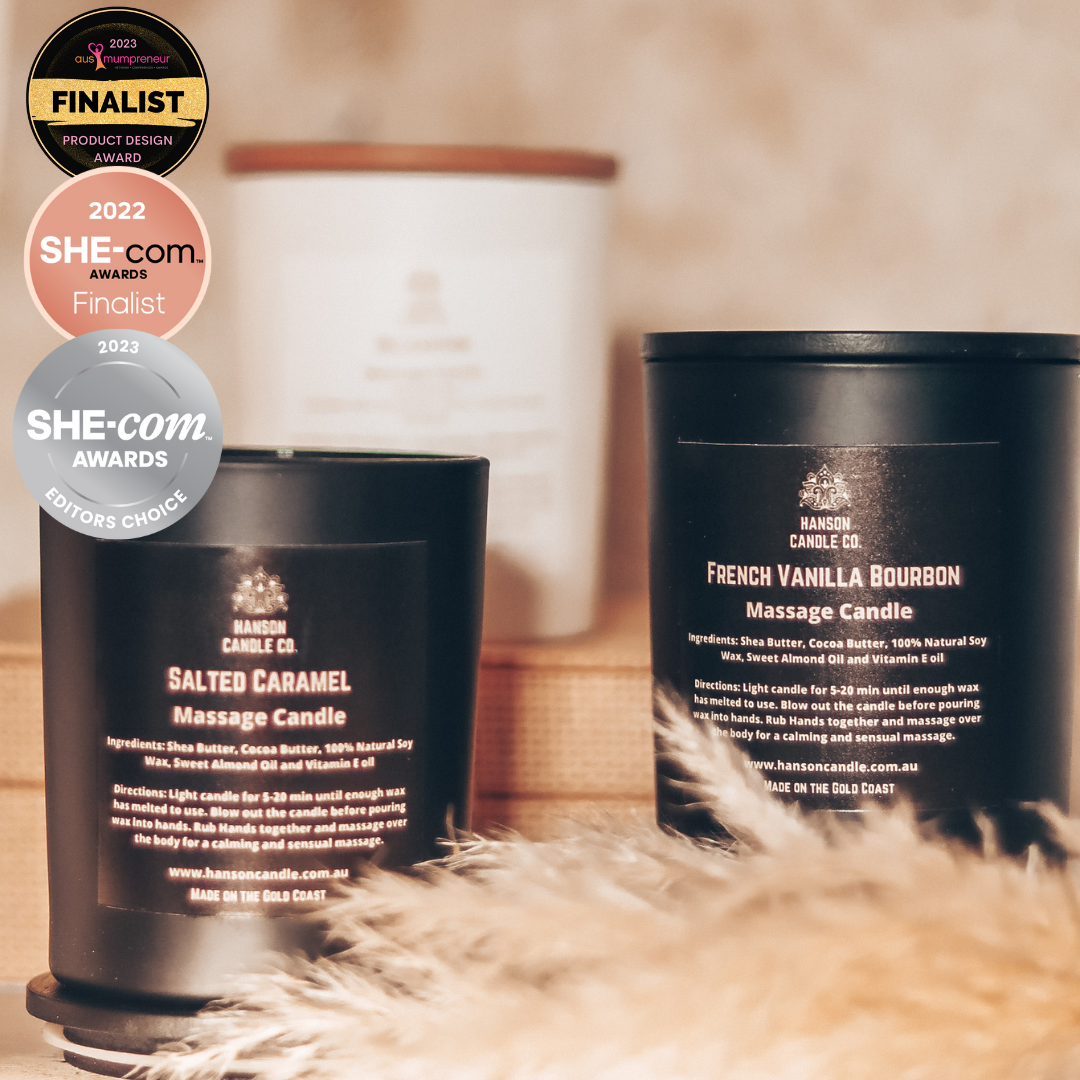 Hanson Candle Co. - Wholesale Jar/Filled Candle - Sensual Massage Candle - Matte Black14