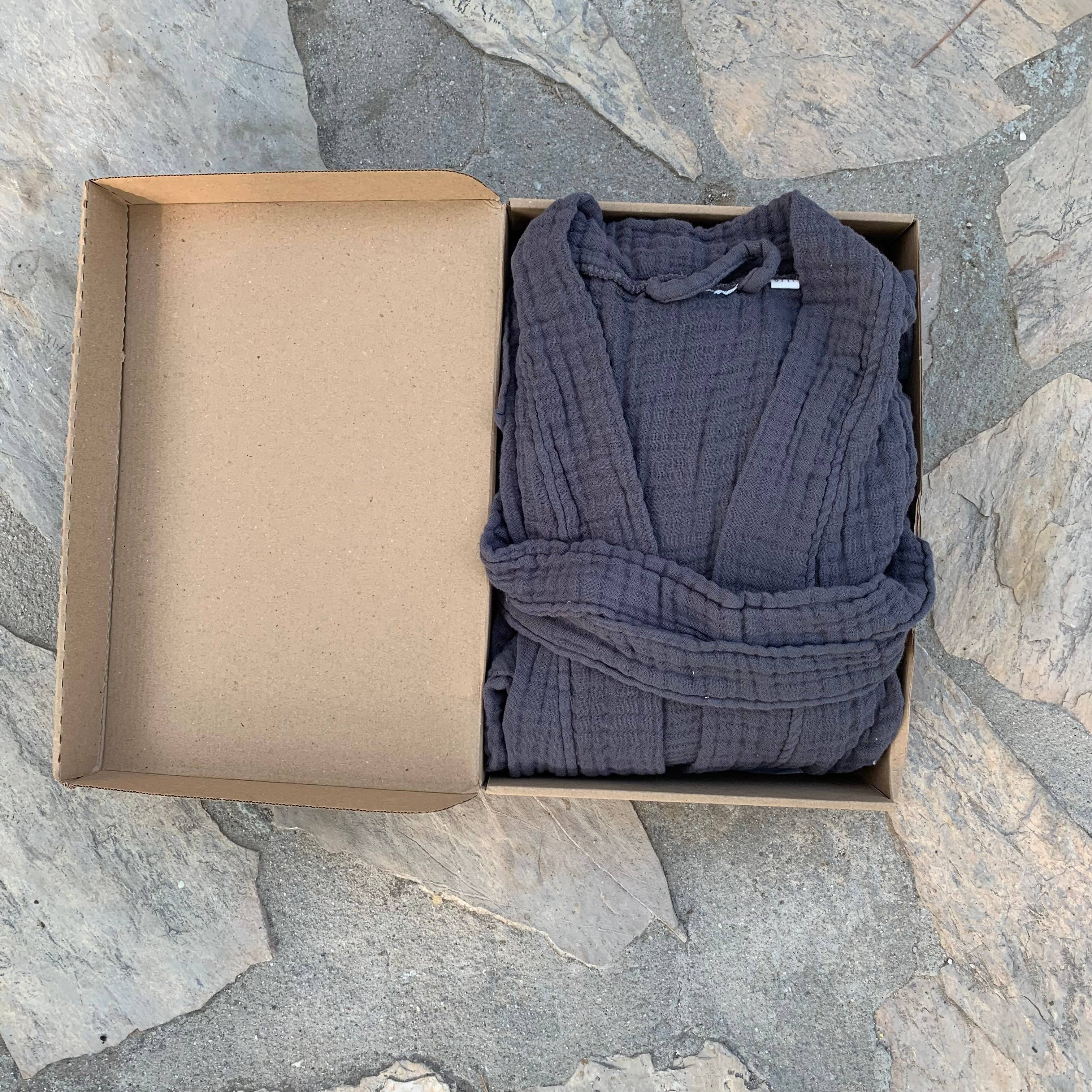 loom.ist - Wholesale Robe - Unisex - Muslin Bathrobe14