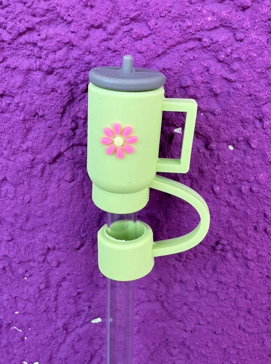 Briano Wholesale - Wholesale Drinking Straw - Tumbler Flower Large Straw Toppers5