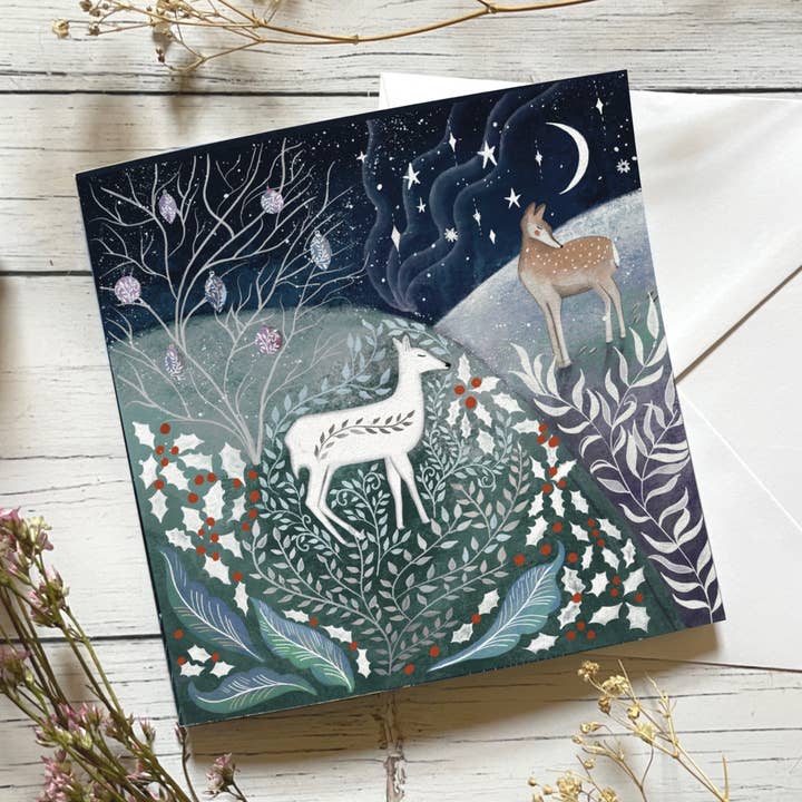 Winter deer for wholesale by Glitter and Earth