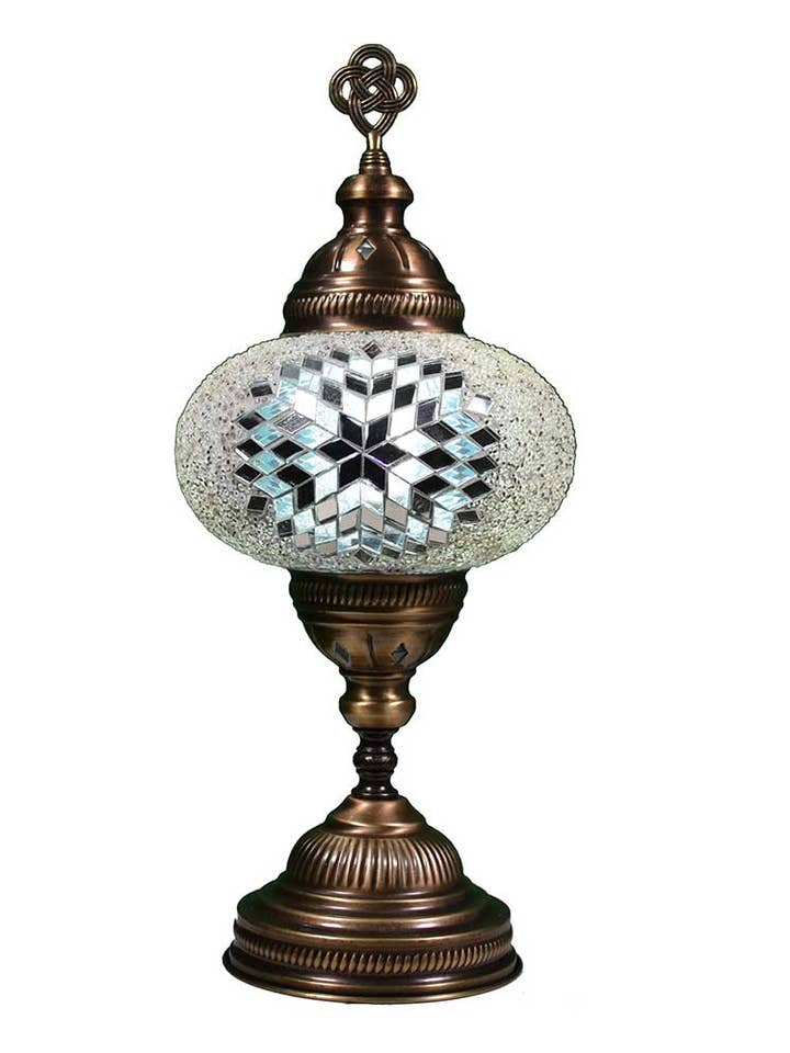 Handmade Turkish Moroccan Style Mosaic LED Table Lamp BSC11 for wholesale by KusKuus