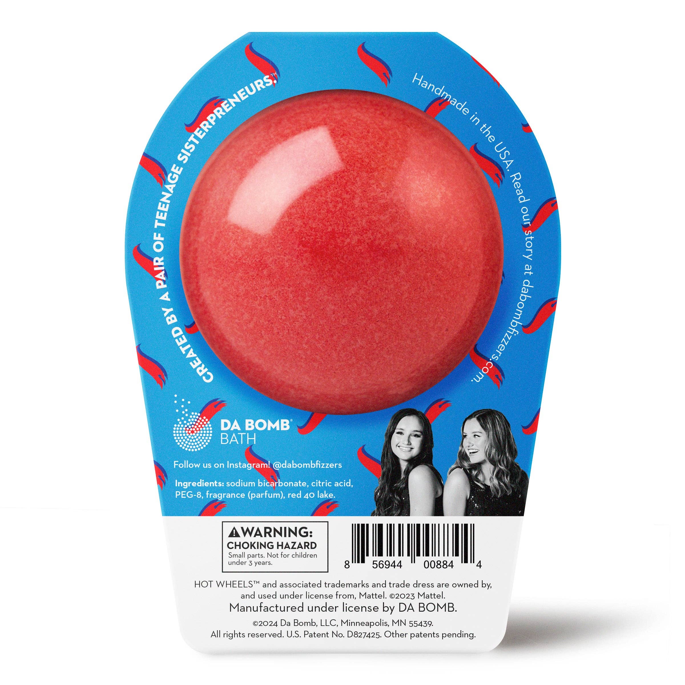 Da Bomb Bath Fizzers - Wholesale Bath Bomb/Fizz - Hot Wheels™ Red Bomb™3