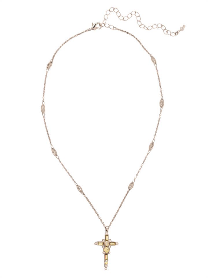 Dierdre Cross Pendant Necklace - NDQ54PDLZ for wholesale by Sorrelli