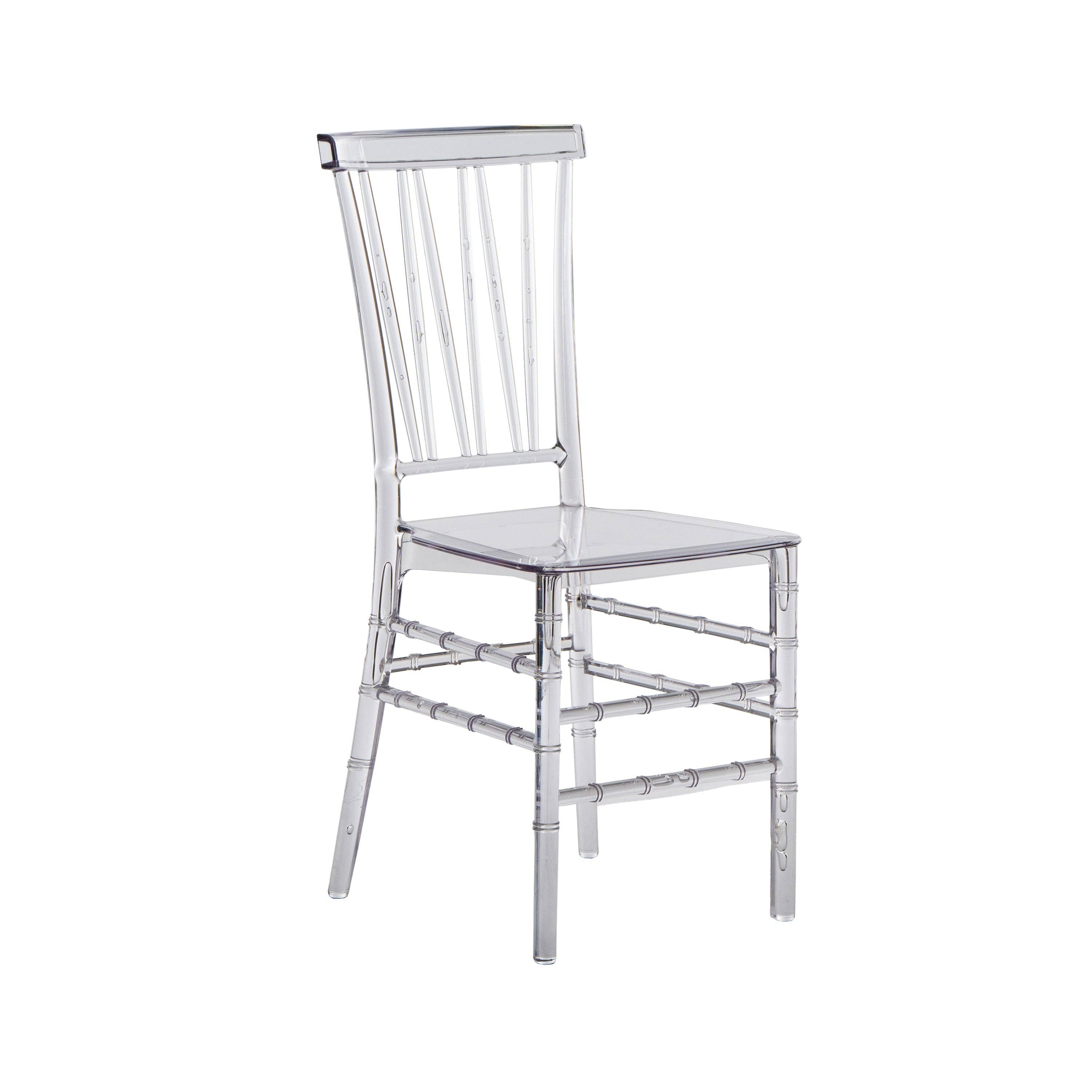 RTA Products LLC - Wholesale Chair - Stackable Chiavari Style Acrylic Event Chairs – Set of 2