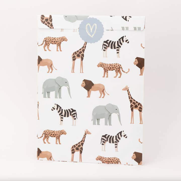 XL Papiertüten Safari für den Großhandel von liebevoll verpackt