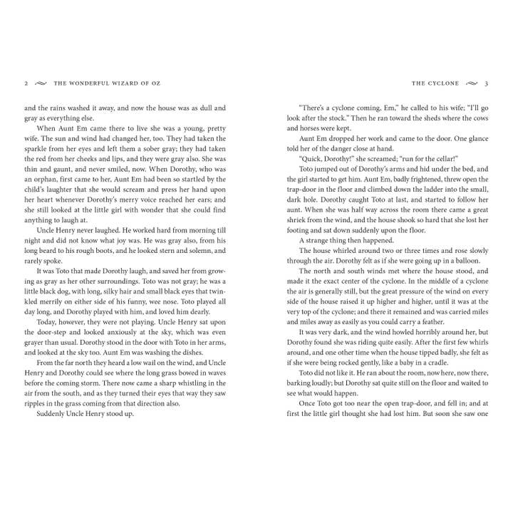 Hachette Book Group - Wholesale Classics - The Wonderful Wizard of Oz by L. Frank Baum5