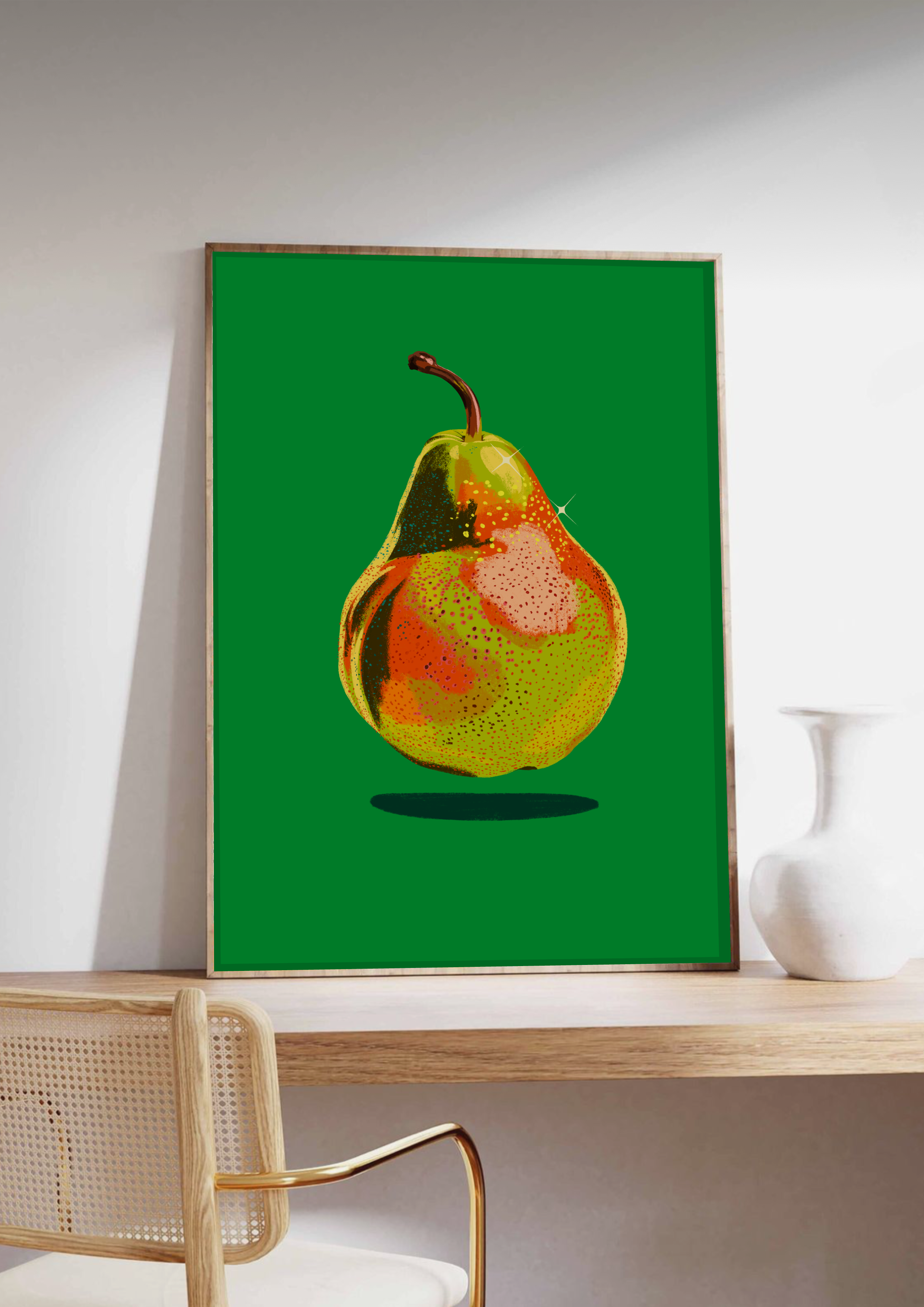 Emily Palmer Illustration - Wholesale Art Print - Illustrated Wall Art Print - The Pear1