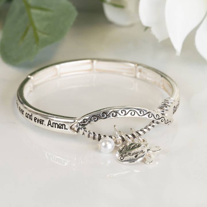 Howard's - Wholesale Charm/Dangle Bracelet - Inspirational Nickel-Free Spiritual Charm Stretch Bracelets