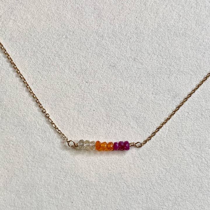 Collier Sunset Bar pour la vente par Rafia