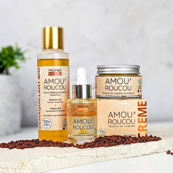 Propos'Nature - Wholesale Anti-Aging Moisturizer - Amou'roucou Gift Set - 3 Organic Skin Radiance Treatments - Christmas2