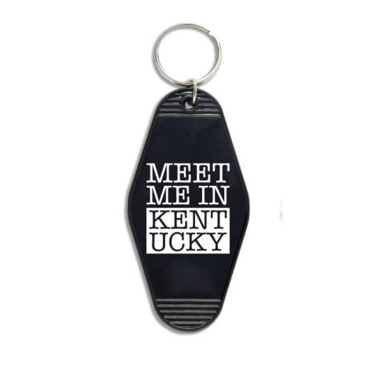Meet me in Kentucky Hotel Motel Key Chain for wholesale by Barrel Down South
