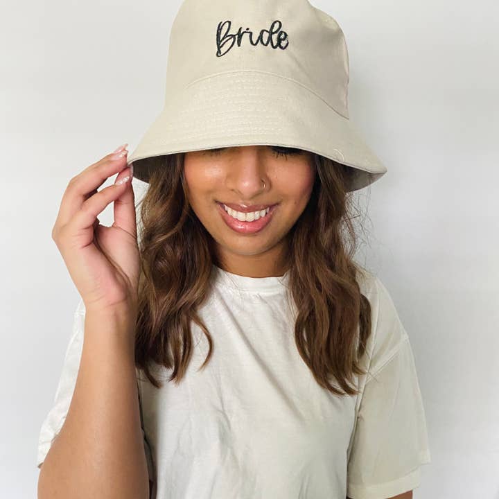 Bride Bucket Hat for wholesale by BD DESIGNS CO