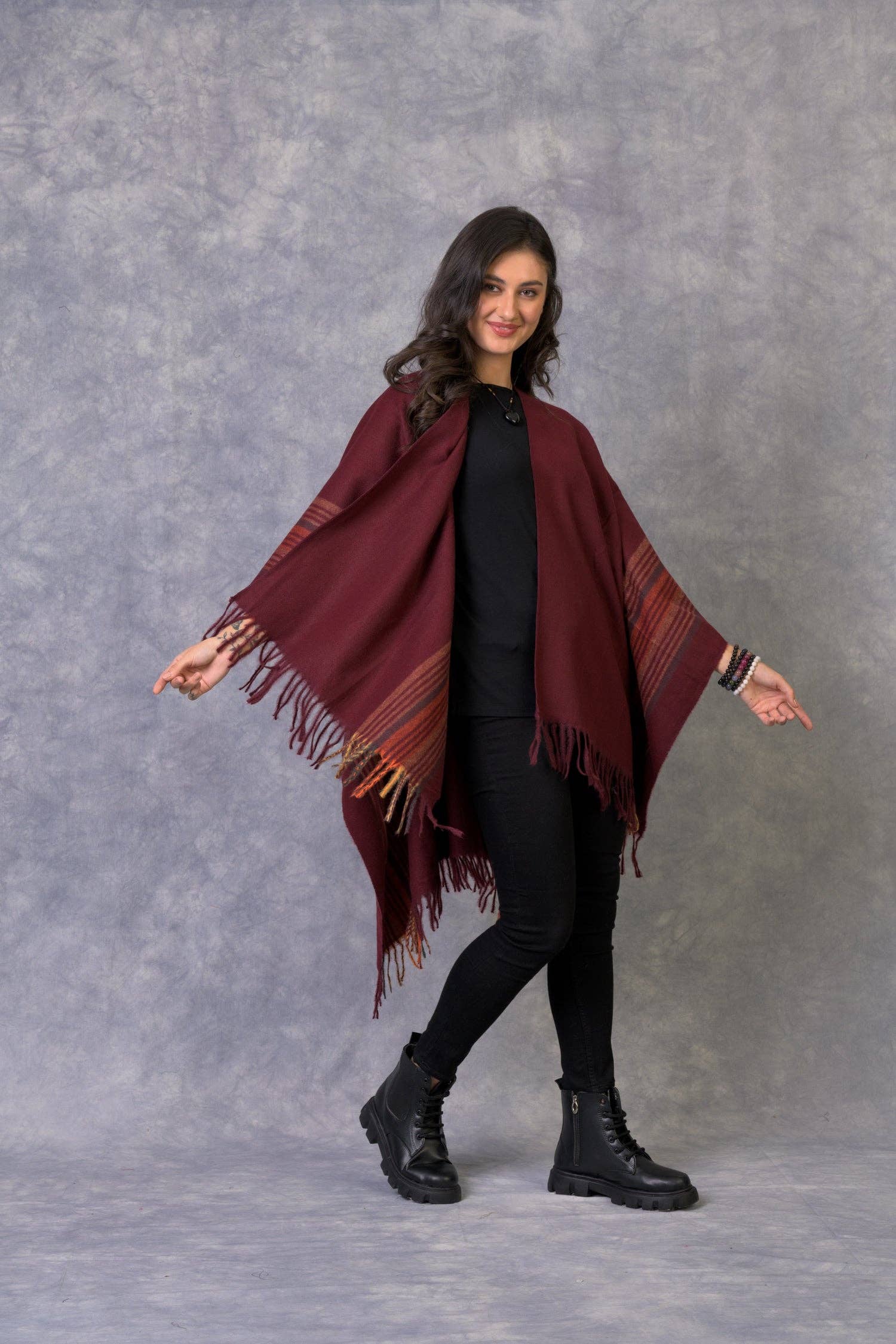 Assorted Rhea Opulent Poncho for wholesale on Faire13