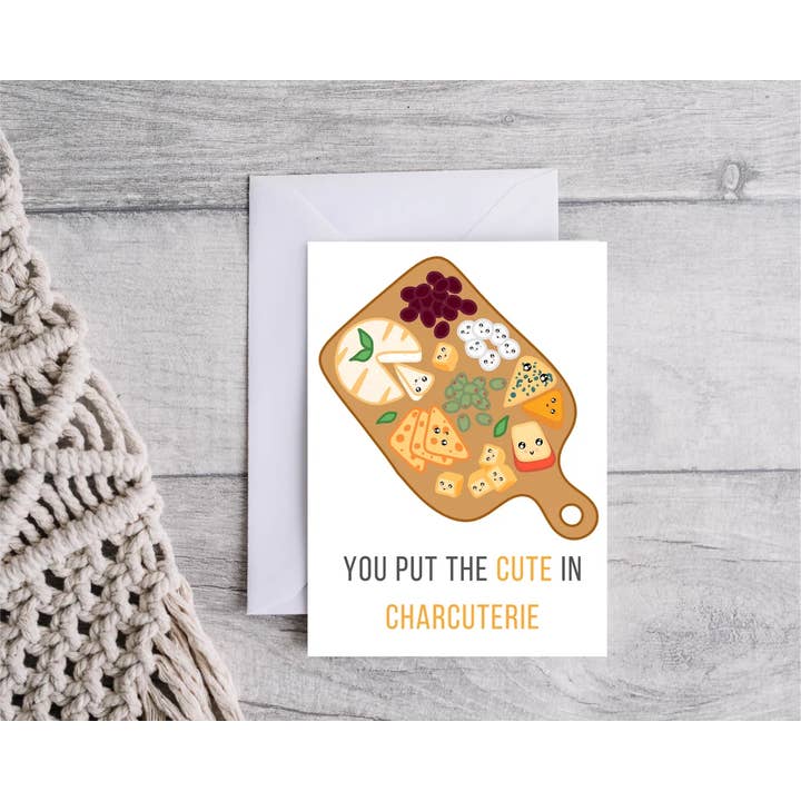 Pustas o Giro na Charcutaria, Queijo Cartão dos Namorados por atacado de Oh My Days