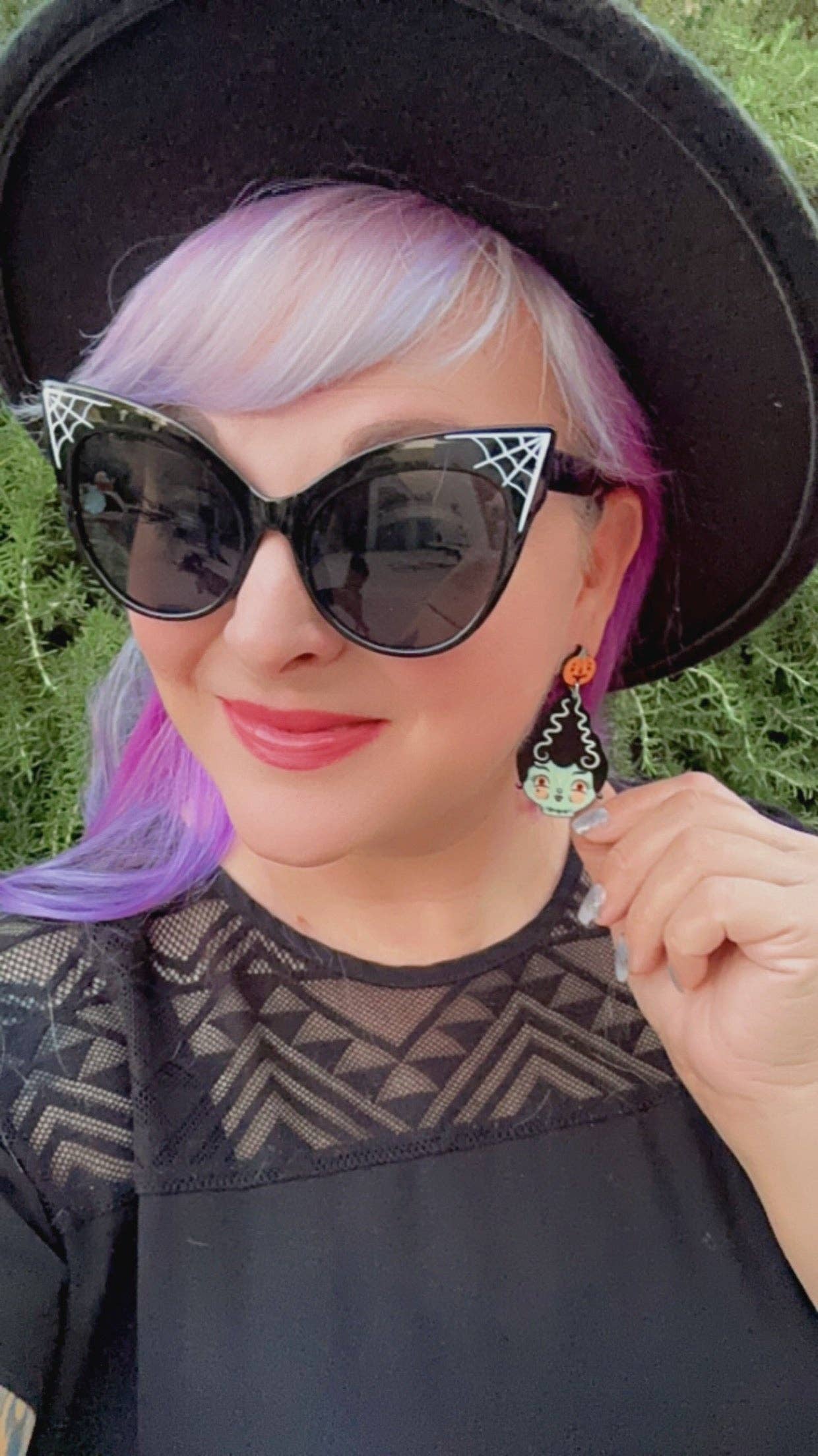 Zombie Lounge Bootique - Venta al por mayor Pendientes colgantes - Pendientes Frankie y Novia2