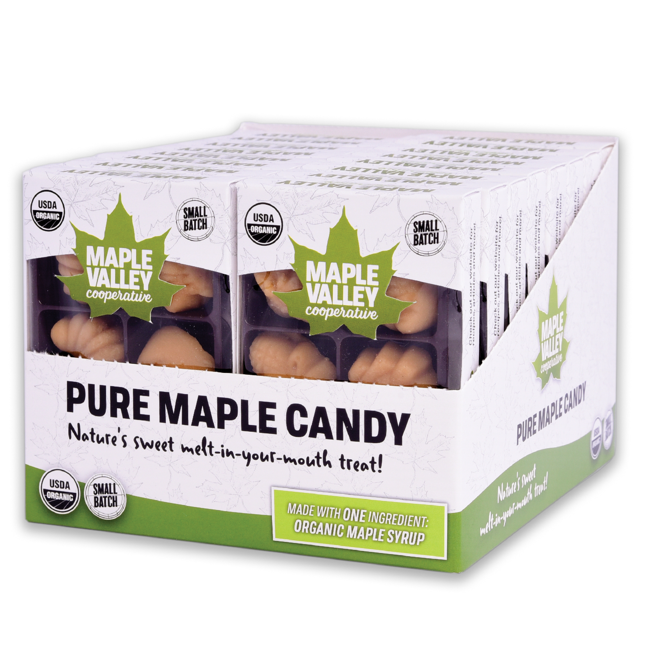 Maple Valley Cooperative - Wholesale Hard Candy - Maple Candy Organic 6 piece4
