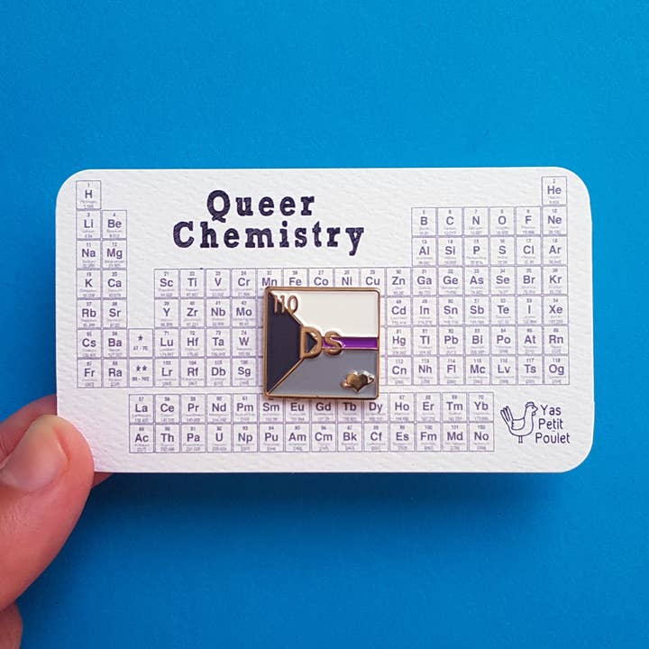Demisexual - Darmstadtium | Insignia esmaltada para venta al por mayor de Yas Petit Poulet