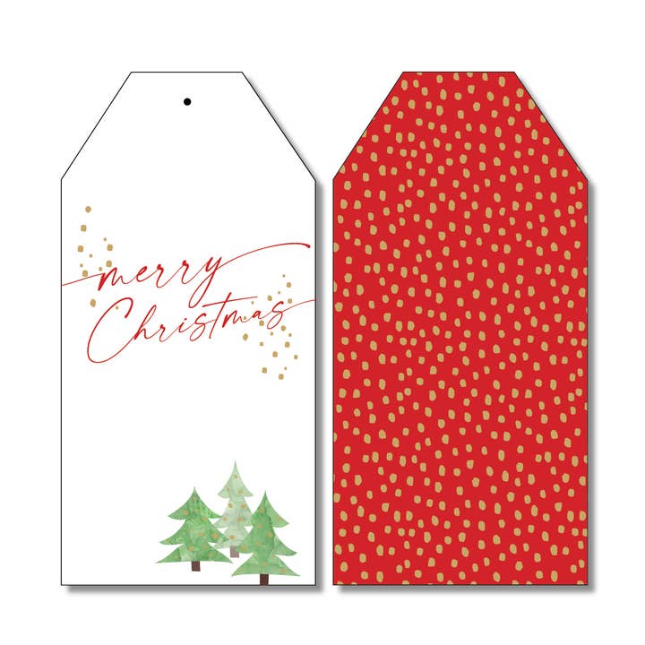 Merry Christmas Gift/Wine Tags - set of 4 for wholesale by The Social Note