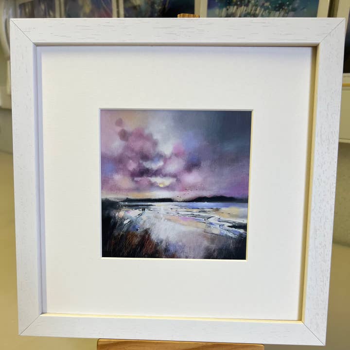 'Camusdarach Beach' - Inramat konstvykort för wholesale av Emma S Davis Artist